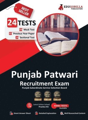 Punjab Patwari Recruitment Exam 2023 - 8 Mock Tests, 14 Sectional Tests and 2 Previous Year Papers (1400 Solved Questions) with Free Access To Online Tests 1