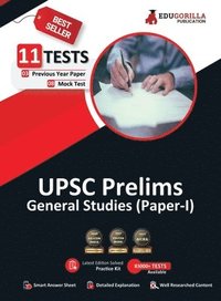 bokomslag UPSC Prelims General Studies (Paper 1) Book 2023 (English Edition) - 8 Mock Tests and 3 Previous Year Papers (1300 Solved Objective Questions) with Free Access to Online Tests