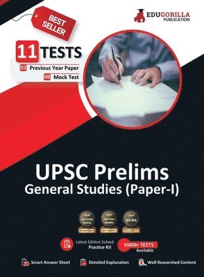 UPSC Prelims General Studies (Paper 1) Book 2023 (English Edition) - 8 Mock Tests and 3 Previous Year Papers (1300 Solved Objective Questions) with Free Access to Online Tests 1