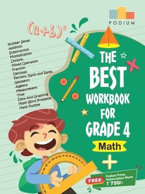 Podium School - Best Math Workbook for Grade 4, Häftad