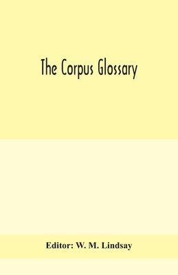 bokomslag Corpus glossary