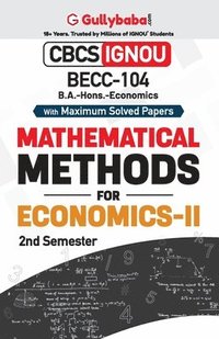 bokomslag BECC-104 Mathematical Methods in Economics - II