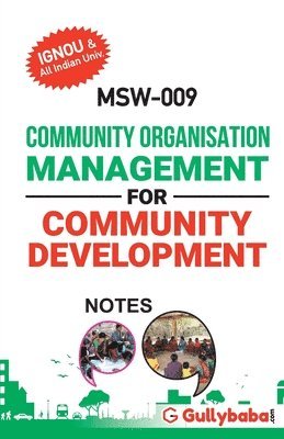 bokomslag MSW-009 Community Organisation Management for Community Development