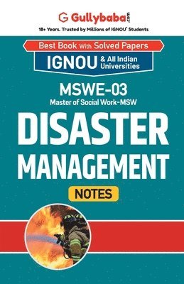 MSWE-03 Disaster Management 1