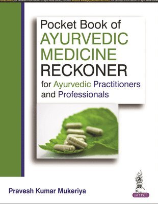 bokomslag Pocket Book of Ayurvedic Medicine Reckoner