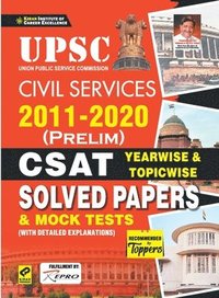 bokomslag Upsc Csat Paper-2 Yearwise & Topicwise (2011-2020)-E-2021 New