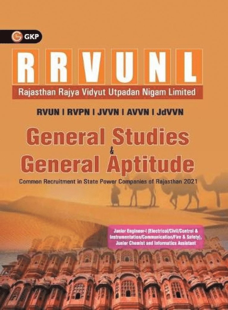 Rajasthan Rvunl 2021 General Studies & General Aptitude 1