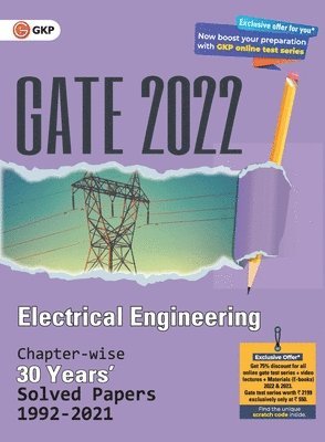 bokomslag Gate 2022 Electrical Engineering 30 Years Chapterwise Solved Paper (1992-2021)