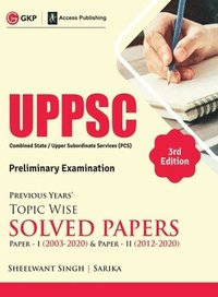 bokomslag Uppsc 2021previous Years Topic Wise Solved Papers-Paper I (2003-2020)