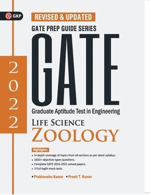 Gate 2022 Life Science Zoology- Guide by Dr. Prabhanshu Kumar, Dr. Nibedita Mukhopadhyay 1