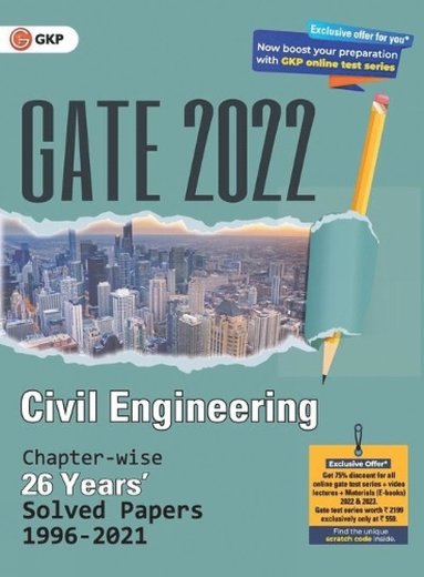 bokomslag Gate 2022 Civil Engineering 26 Years Chapter-Wise Solved Papers (1996-2021)