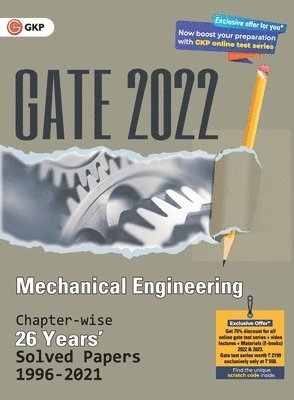 Gate 2022 Mechanical Engineering - 26 Years Chapter-Wise Solved Papers (1996-2021) 1