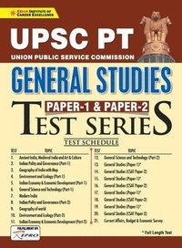 bokomslag UPSC PT GS Paper-1 & 2 Test Series Eng