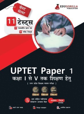 bokomslag UPTET Paper 1 Book 2023 - Primary Teachers Class 1-5 (Hindi Edition) - 8 Mock Tests and 3 Previous Year Papers (1600 Solved Questions) with Free Access to Online Tests