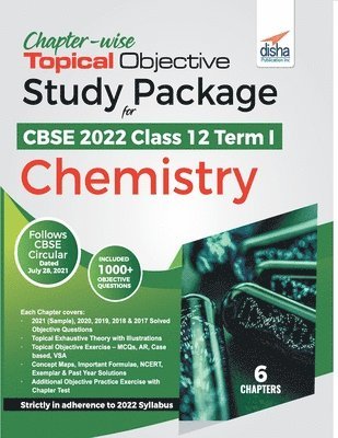 bokomslag Chapter-wise Topical Objective Study Package for CBSE 2022 Class 12 Term I Chemistry