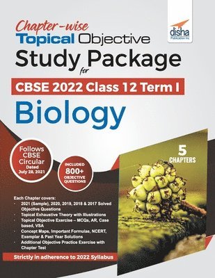 bokomslag Chapter-wise Topical Objective Study Package for CBSE 2022 Class 12 Term I Biology