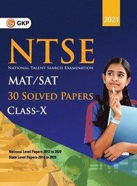 bokomslag Ntse 2020-21 Class 10th (Mat + Sat) 30 Solved Papers