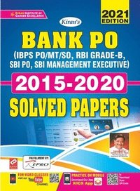 bokomslag Bank PO MT-SO, RBI, SBI PO, SBI Mang Solved Paper-E-2021-Repair- Old 2662