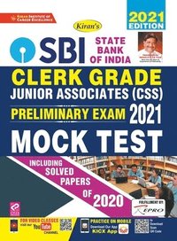 bokomslag SBI Clerk Grade JA (CSS) & JAA Prelim. Exam-S.Fast Practice Sets-E-26 Set 2021