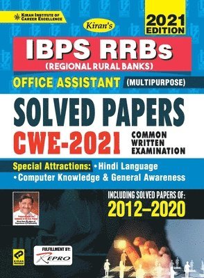 Unknown - IBPS RRBs Office Assistant Solved Papers E CWE-2021, Häftad