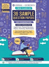 bokomslag 36 Sample Question Papers Science (Pcm) Cbse Class 12 Term I Exam 2021