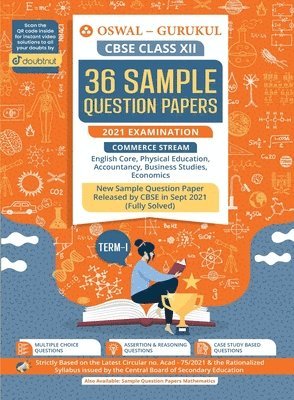 36 Sample Question Papers Commerce Stream 1