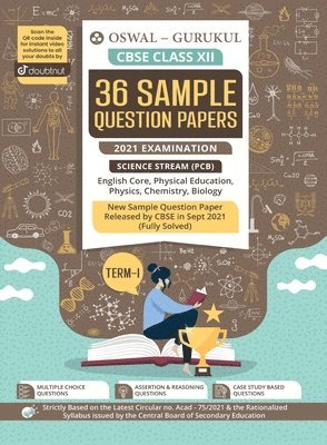 36 Sample Question Papers Science Stream (PCB) 1