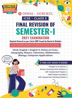 bokomslag Final Revision of ICSE Class 10 Semester I Exam 2021