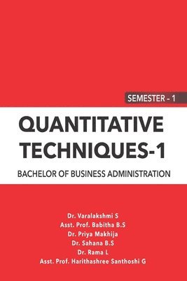 Quantitative Techniques - 1
