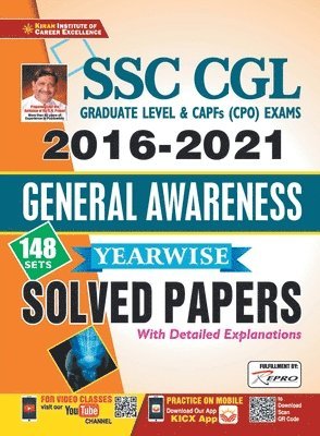 Unknown, Unknown, - SSC CGL Tier-I & CPO (GK 148 Sets) Eng-2021-Repair-Old Code 2815 & 2982, Häftad