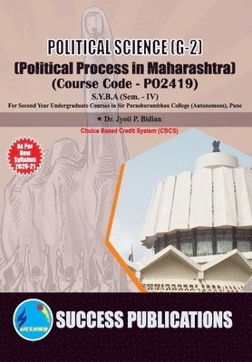 bokomslag Political Process in Maharashtra (G-2)(S.Y.B.A,S.P. College,Sem.-IV)