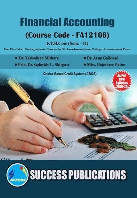 bokomslag Financial Accounting(F.Y.B.Com, S.P. College, Sem.-II)