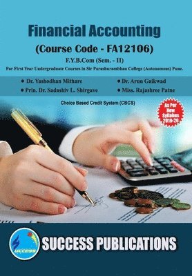 bokomslag Financial Accounting(F.Y.B.Com,S.P. College,Sem.-II)