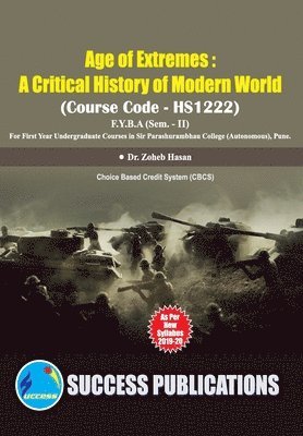 Age of Extremes: A Critical History of Moder World (HISTORY)(F.Y.B.A, S.P. College, Sem.-II) 1