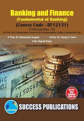 bokomslag Banking & Finance(F.Y.B.Com,S.P. College,Sem.-II)