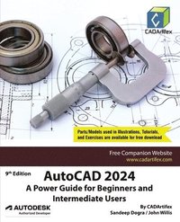 bokomslag AutoCAD 2024: A Power Guide for Beginners and Intermediate Users