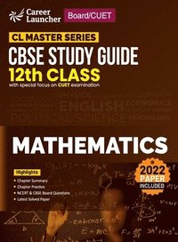 bokomslag Board plus CUET 2023 CL Master Series - CBSE Study Guide - Class 12 - Mathematics