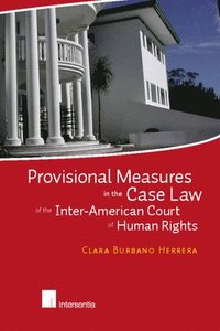 bokomslag Provisional Measures in the Case Law of the Inter-American Court of Human Rights