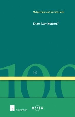 TBD, Michael Faure, Jan Smits - Does Law Matter?, Inbunden