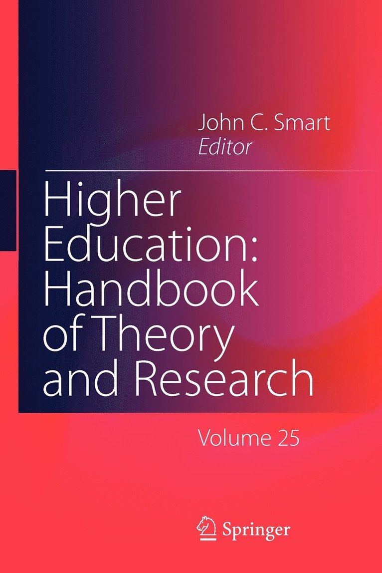 John C. Smart - Higher Education: Handbook of Theory and Research, Häftad