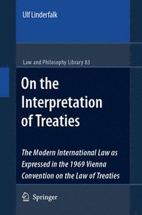 bokomslag On the Interpretation of Treaties