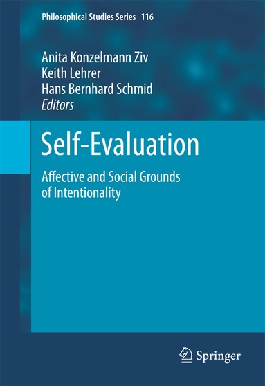 Anita Konzelmann Ziv, Keith Lehrer, Hans Bernhard Schmid - Self-Evaluation, Inbunden