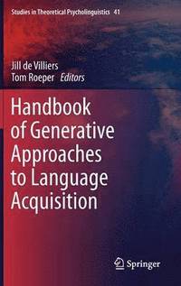 bokomslag Handbook of Generative Approaches to Language Acquisition