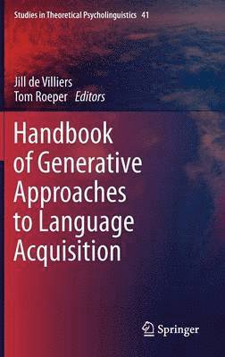 bokomslag Handbook of Generative Approaches to Language Acquisition
