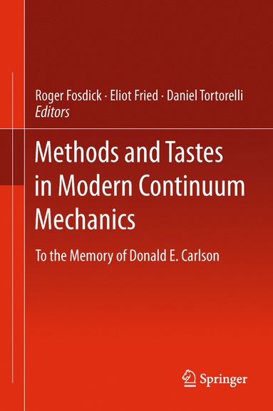 bokomslag Methods and Tastes in Modern Continuum Mechanics