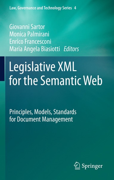 bokomslag Legislative XML for the Semantic Web