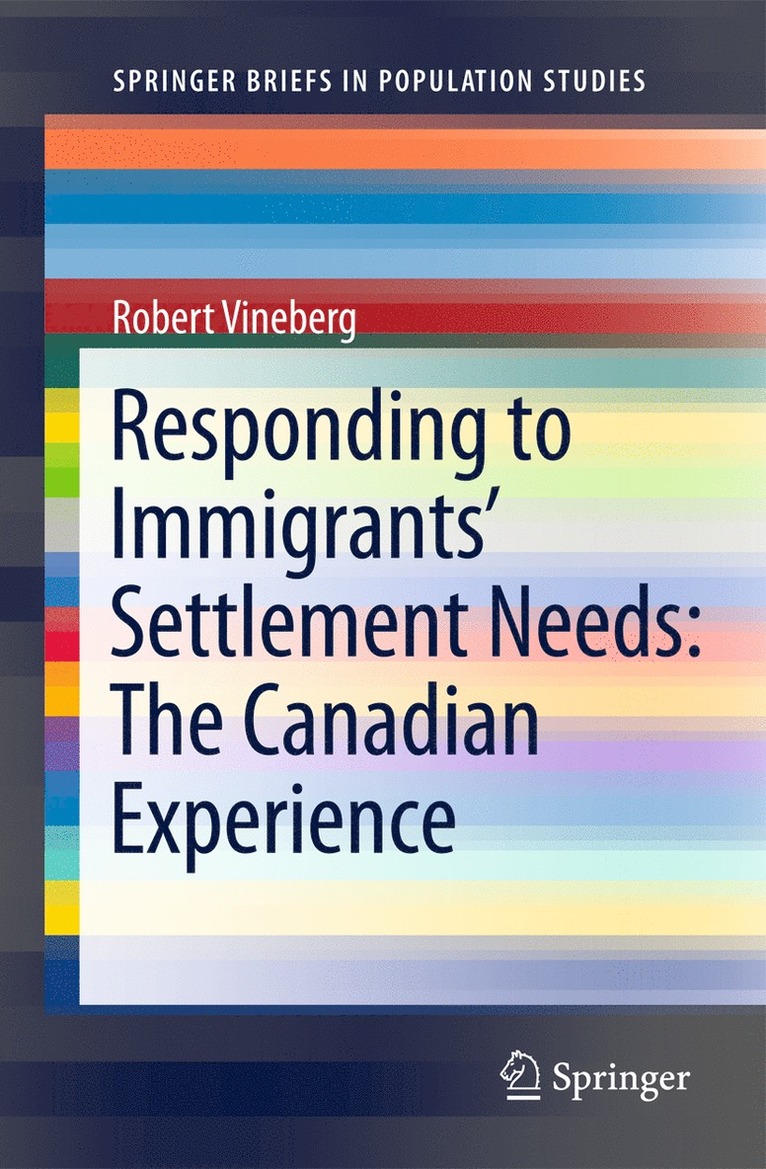 Responding to Immigrants' Settlement Needs: The Canadian Experience 1