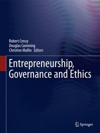 bokomslag Entrepreneurship, Governance and Ethics