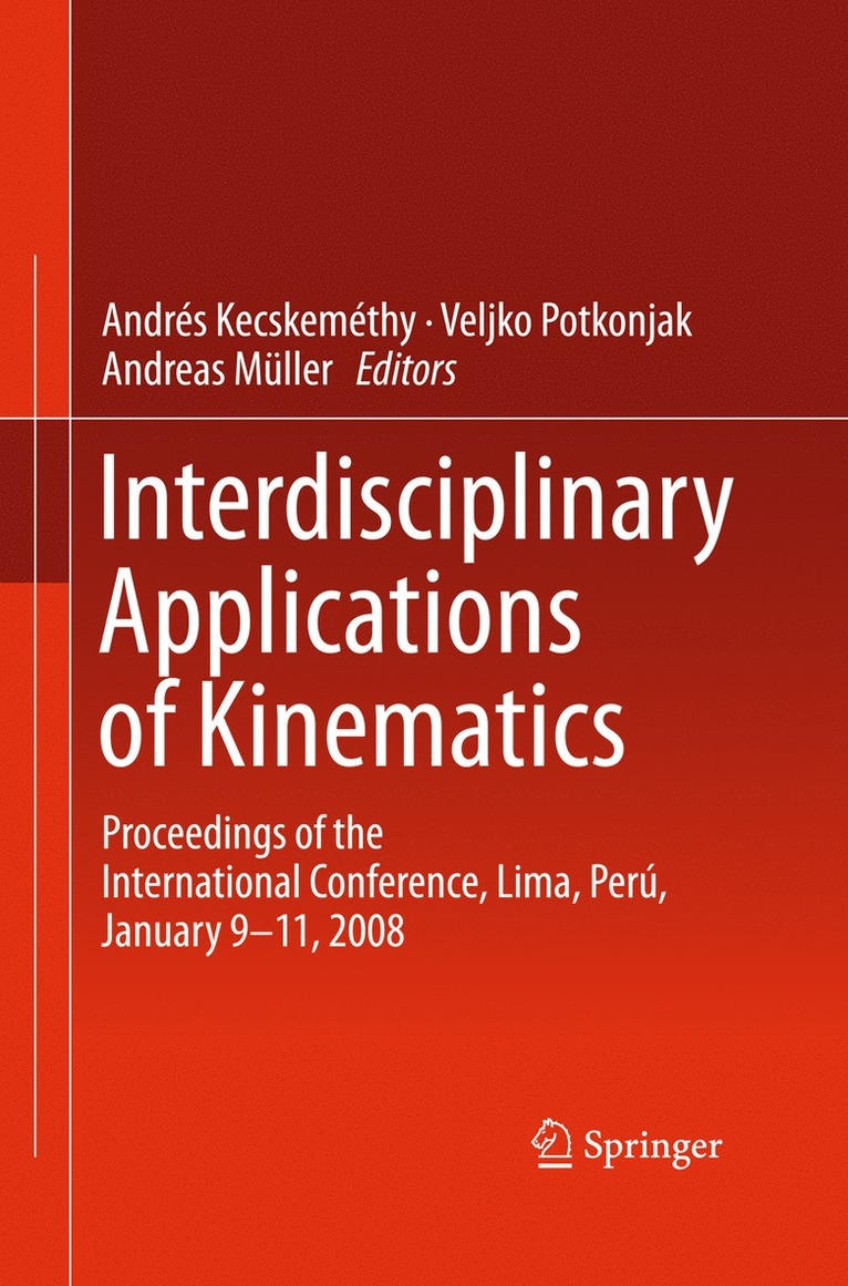 Interdisciplinary Applications of Kinematics 1