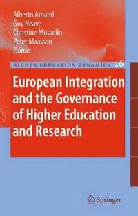 bokomslag European Integration and the Governance of Higher Education and Research